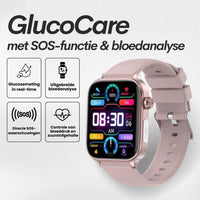 GlucoCare SOS - met SOS-functie incl. valdetectie & gecertificeerde bloedsuikermeting (2026) - Origineel
