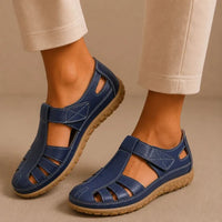 PuraVita comfortabele leren sandaal — Premium zacht · Antislip · Vederlicht