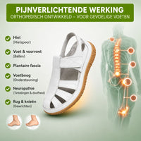 PuraVita comfortabele leren sandaal — Premium zacht · Antislip · Vederlicht
