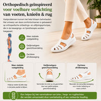 PuraVita comfortabele leren sandaal — Premium zacht · Antislip · Vederlicht
