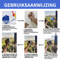 WindowClean — Beide kanten schoon in één beweging