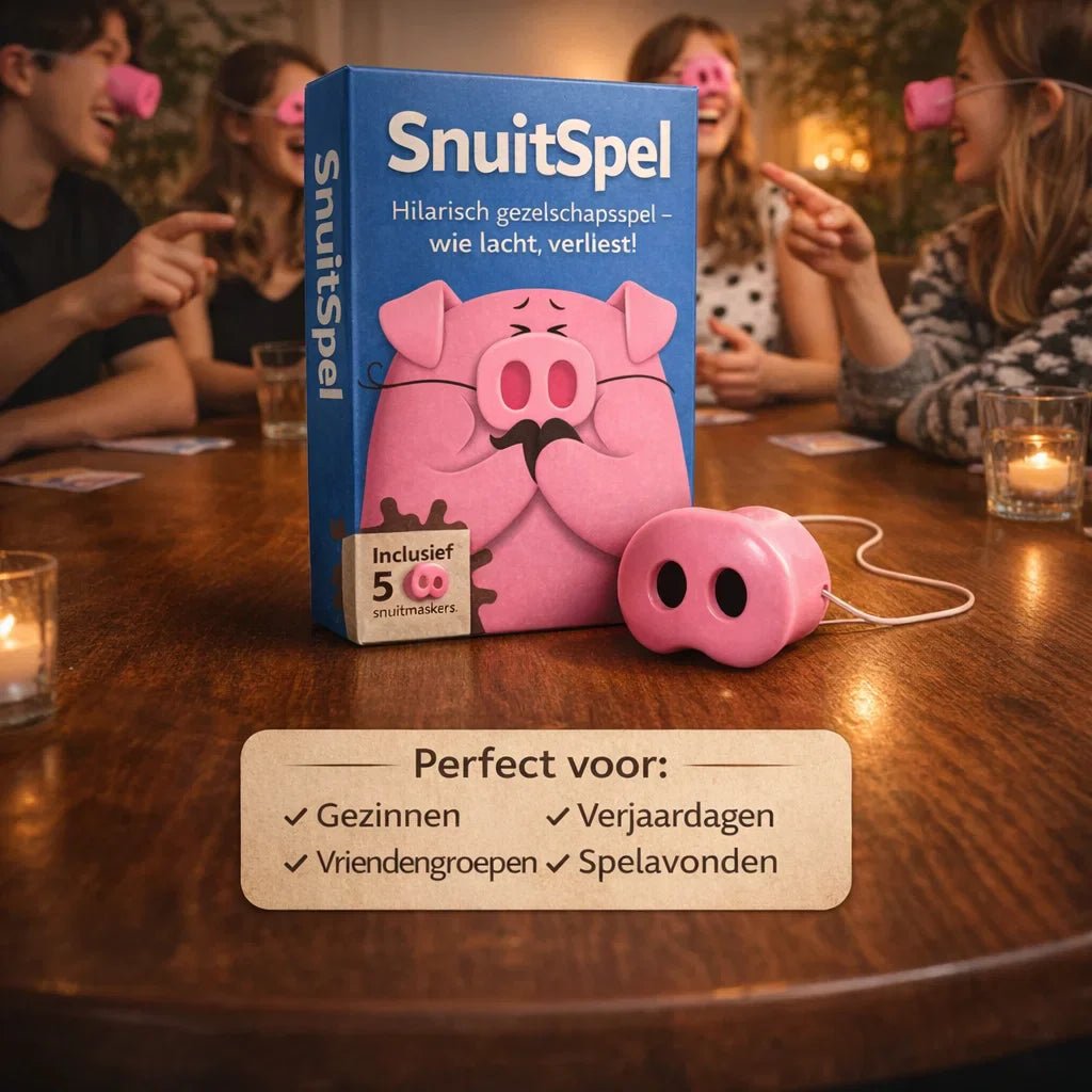 SnuitSpel – Het spel waarbij lachen verliezen betekent